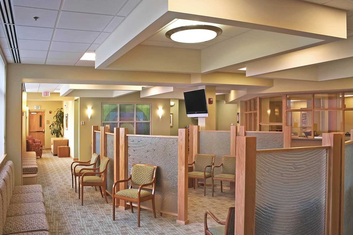 Photo of interior of the Center for OB/GYN