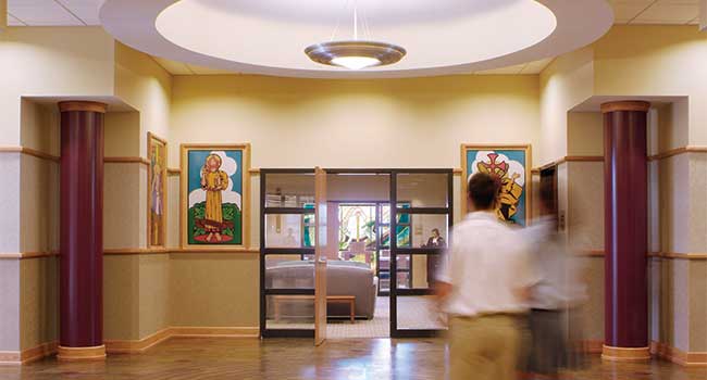 Photo of interior of La Salle Academy