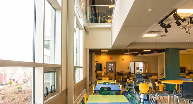 Photo of interior of Paul Crowley East Bay MET Center